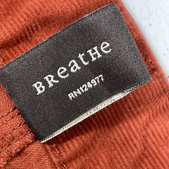 Prana Corduroy Jeans Mens Size 36x30 Rustic Orange Straight Leg Outdoors Comfort - Picture 12 of 14